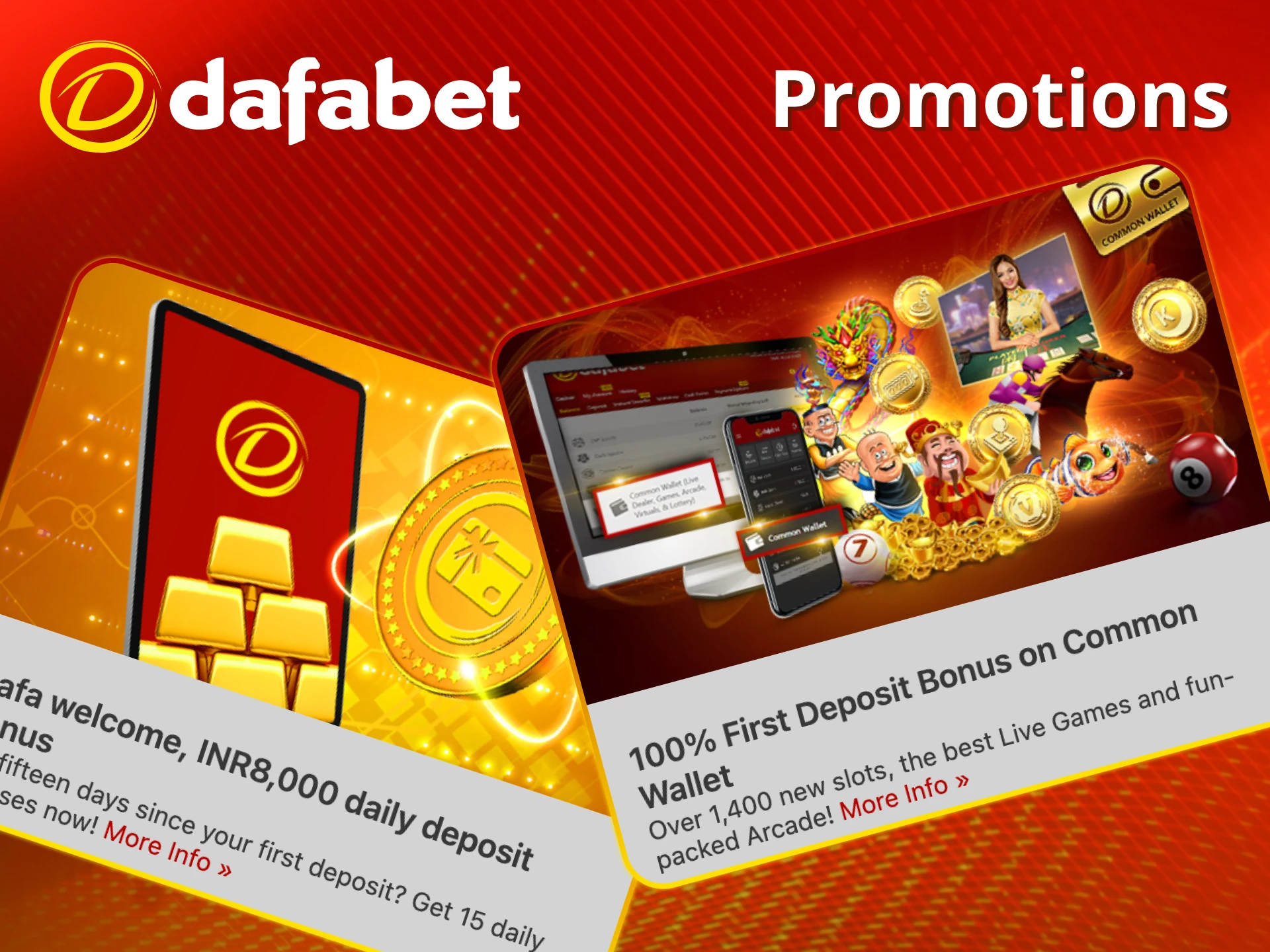 Get Andar Bahar promotions at Dafabet.