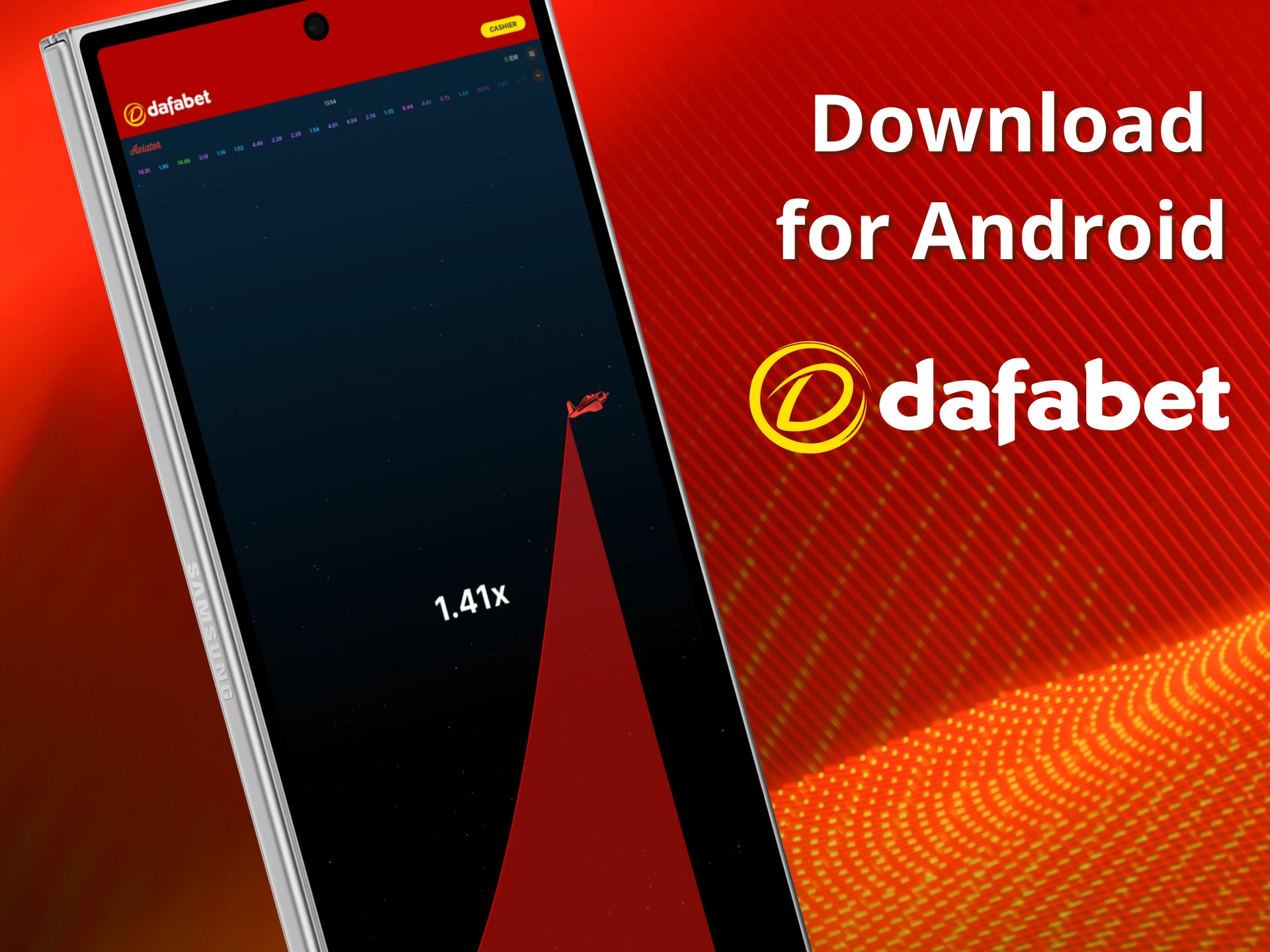 Download Aviator for Android at Dafabet.