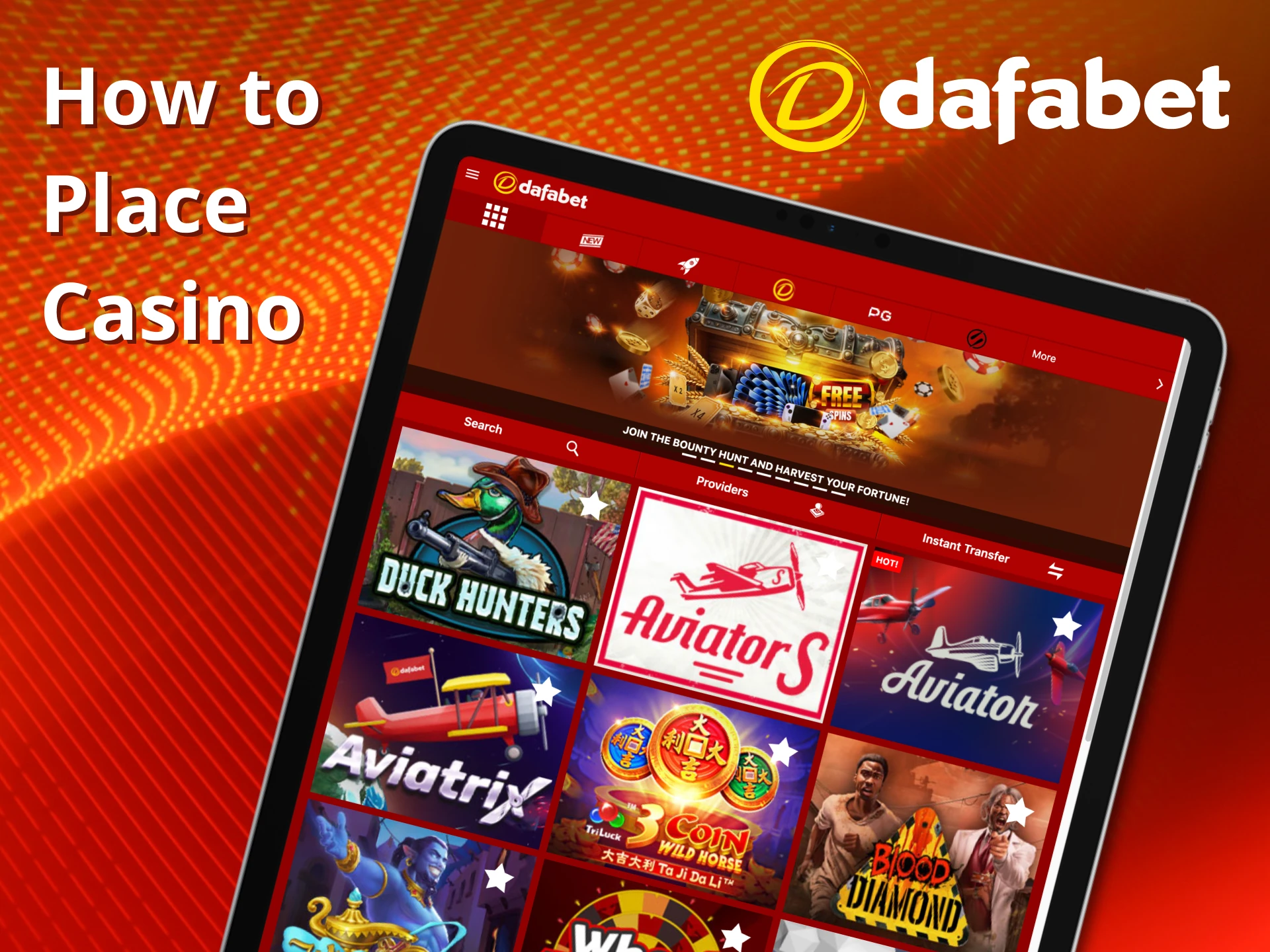 Explore exciting casino games now at Dafabet.