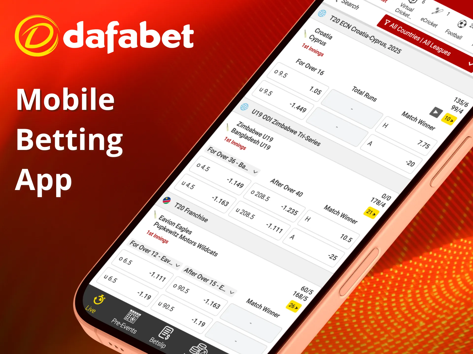 Bet on kabaddi anywhere with Dafabet.