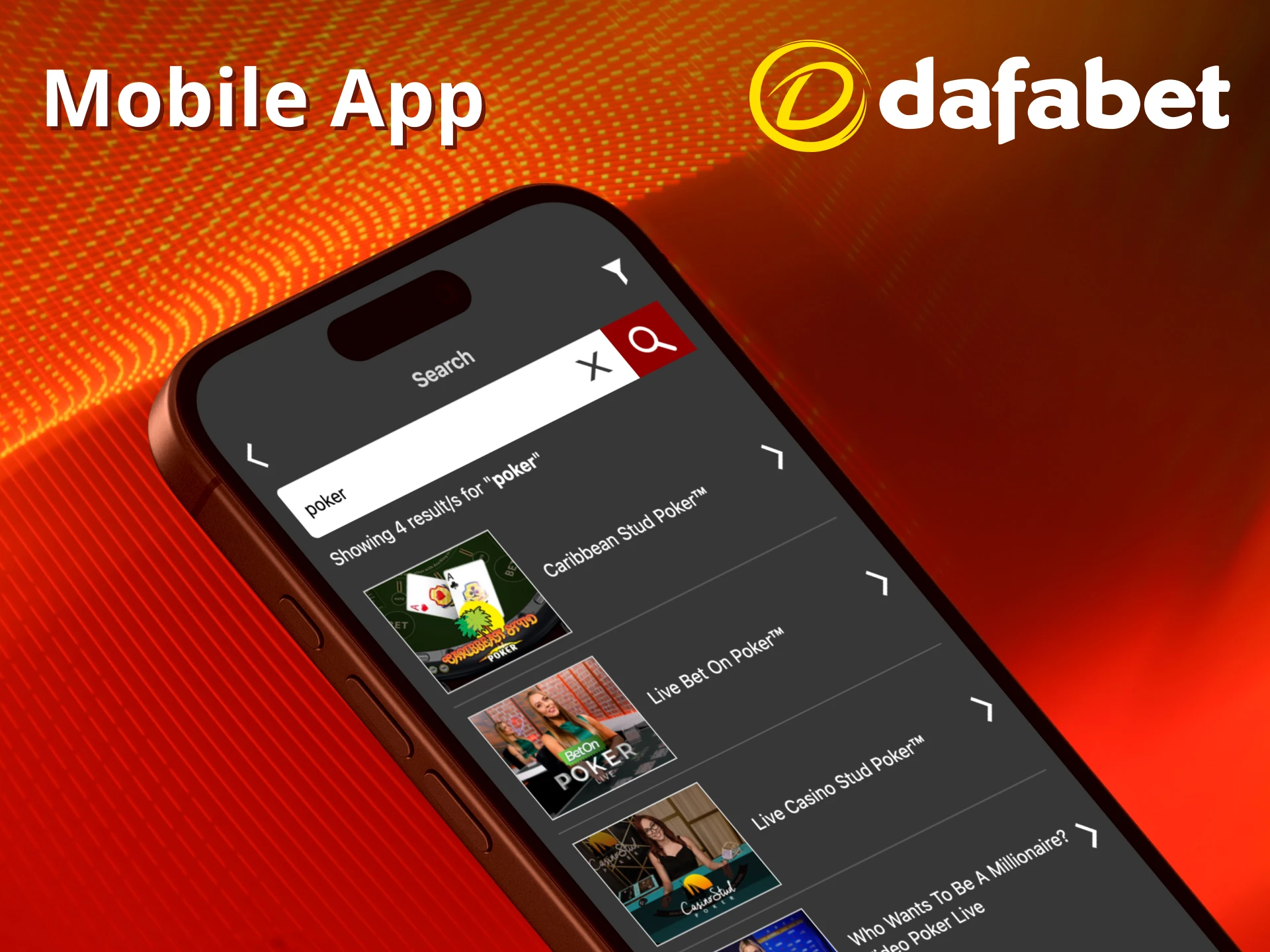 Play poker anywhere with Dafabet.