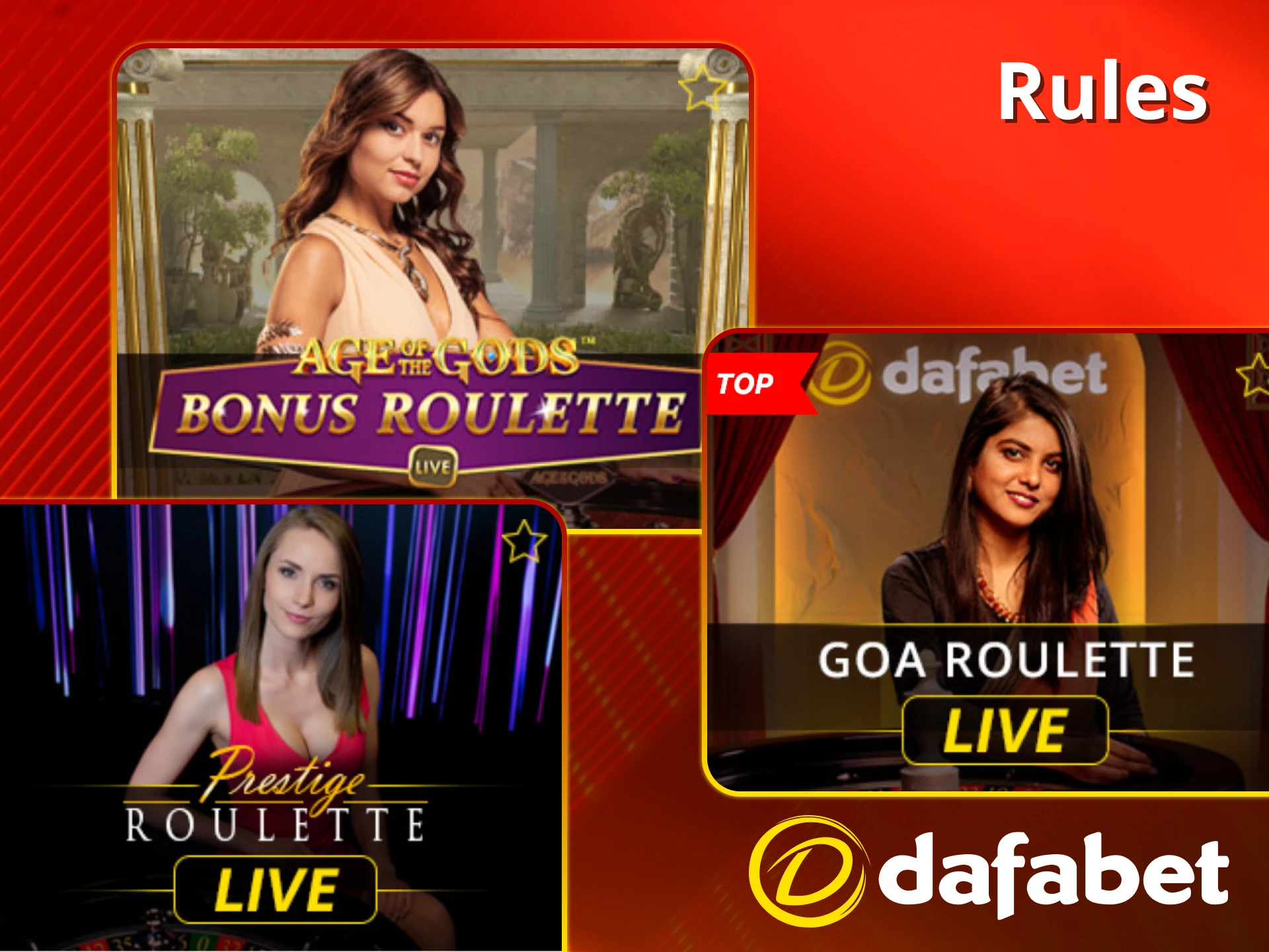 Learn roulette rules at Dafabet.