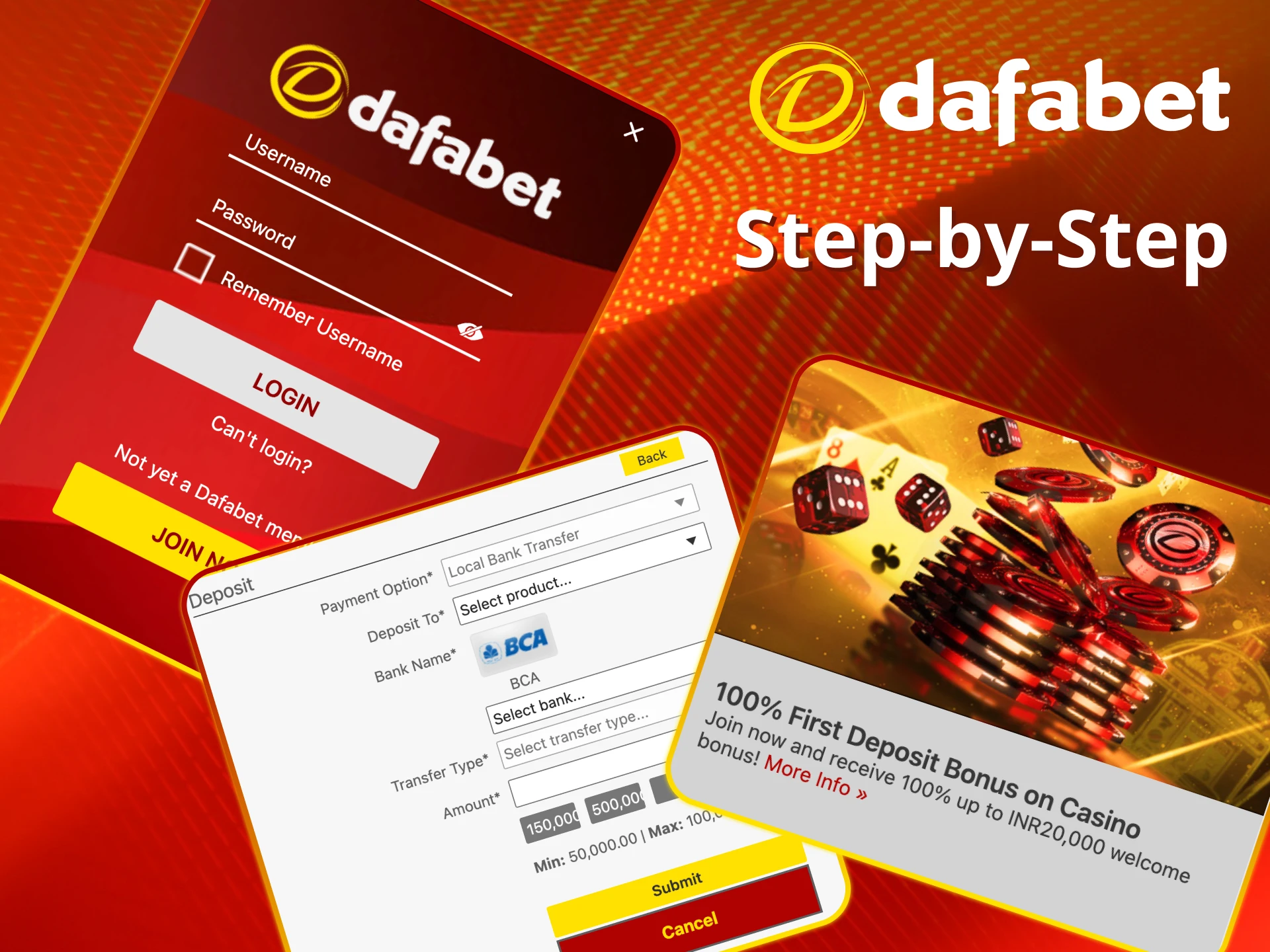 Follow roulette steps to win at Dafabet.