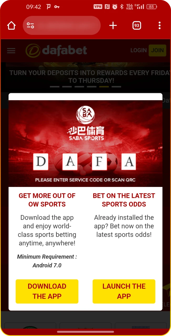 Explore exciting Dafabet Android gaming options.