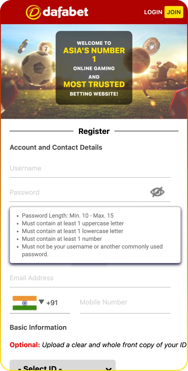 Join Dafabet iOS and claim your rewards.